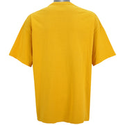 Nike - Yellow Big Spell-Out T-Shirt 1990s XX-Large Vintage Retro