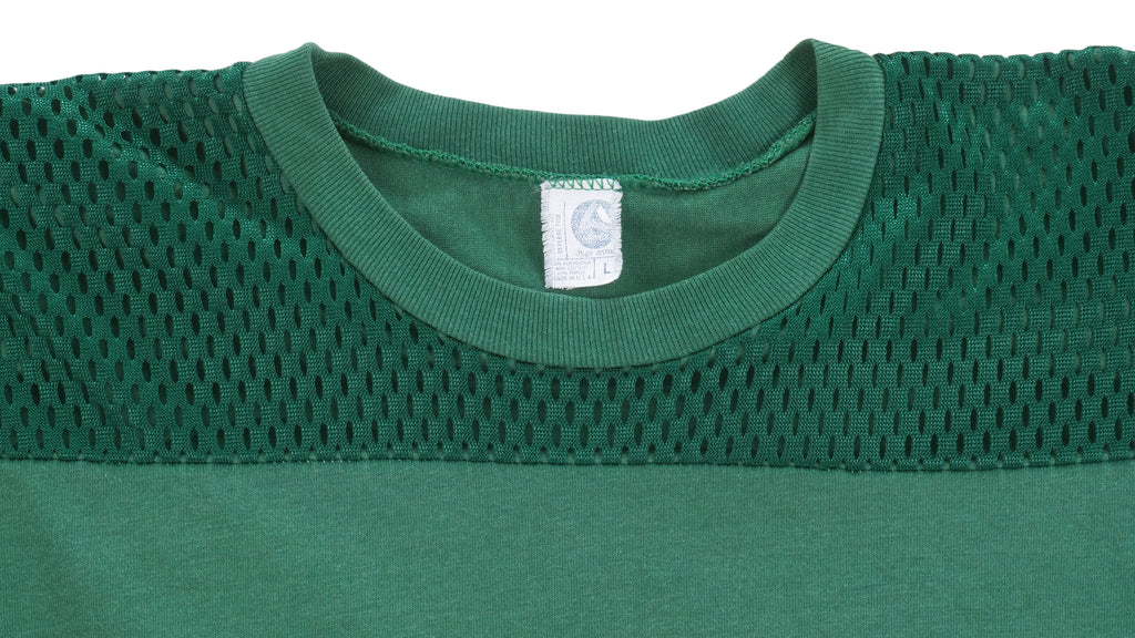 NCAA (Artex) - Miami Hurricanes Spell-Out T-Shirt 1990s Large Vintage Retro Football College
