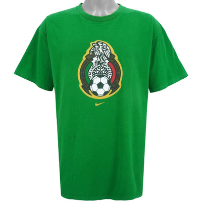Nike - Team Mexico FC Soccer T-Shirt 1990s Large