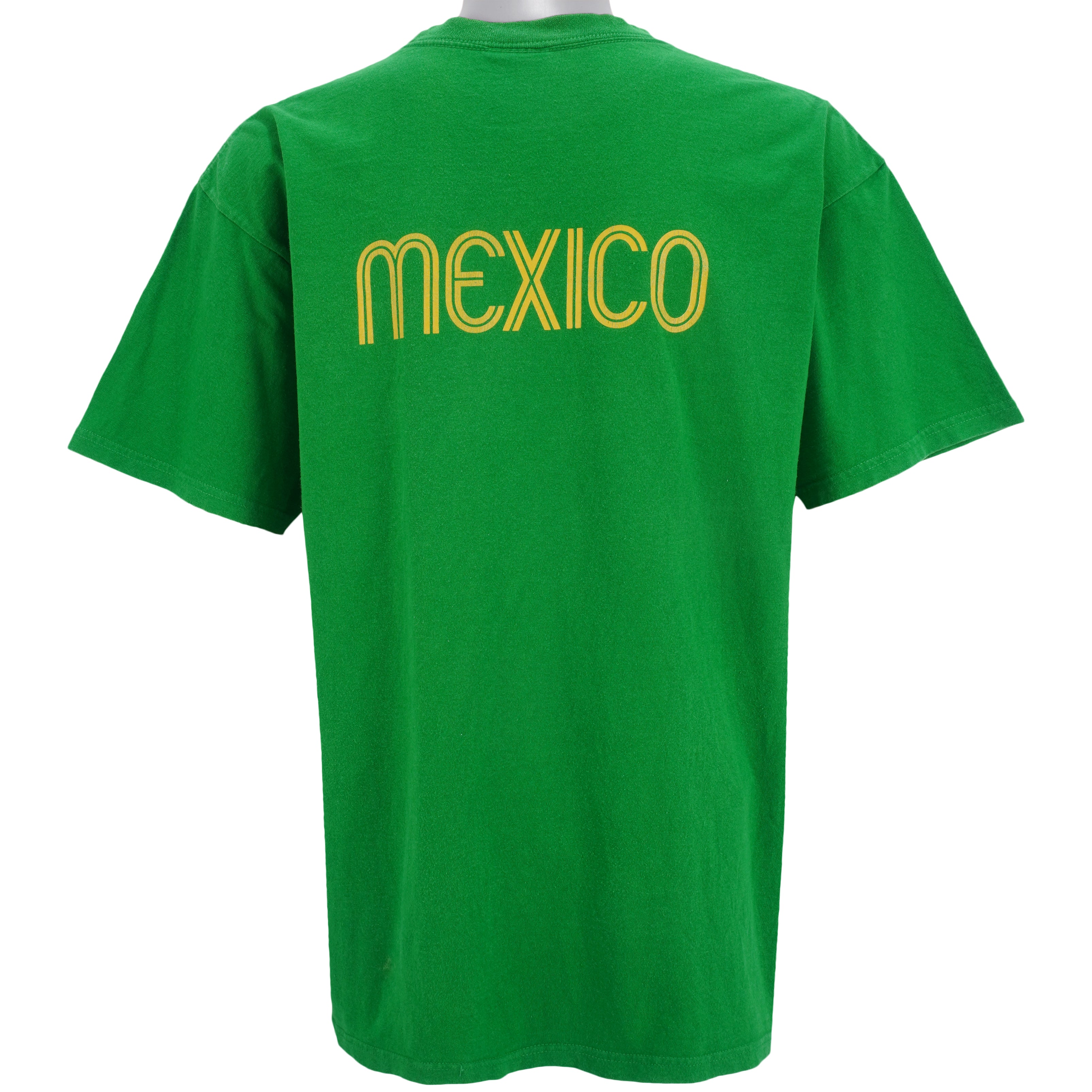 Nike - Nike Team Mexico Spell-Out T-Shirt 1990s Large Vintage Retro Football