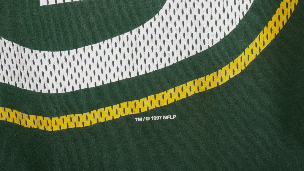 NFL (Pro Player) - Green Bay Packers Spell-Out Deadstock Jersey 1997 X-Large Vintage Retro Football