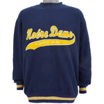 Starter - Notre Dame Fighting Irish Sweatshirt 1990s Large Vintage Retro Football College