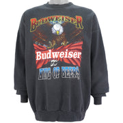 Vintage (Santee) - Budweiser, King Of Beers  Crew Neck Sweatshirt 1993 XX-Large Vintage Retro