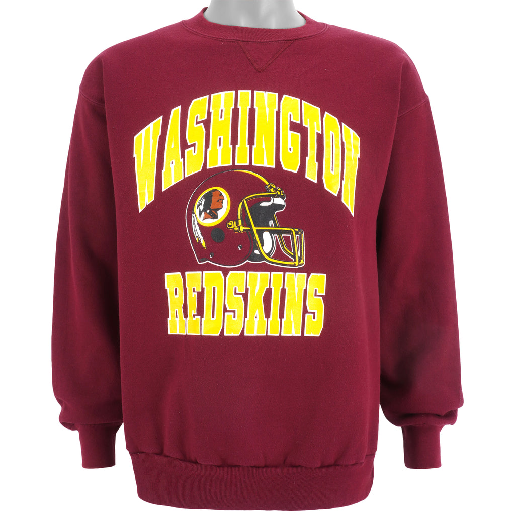 NFL (Bike) - Washington Redskins Crew Neck Sweatshirt 1990s Large Vintage Retro Football