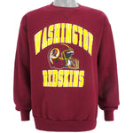 NFL (Bike) - Washington Redskins Crew Neck Sweatshirt 1990s Large Vintage Retro Football