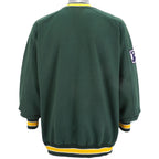 NFL (Lee) - Green Bay Packers Embroidered Crew Neck Sweatshirt 1990s Large Vintage Retro Football