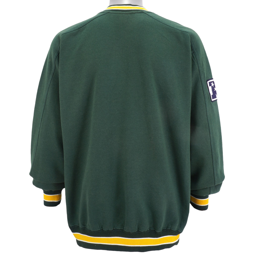 NFL (Lee) - Green Bay Packers Embroidered Crew Neck Sweatshirt 1990s Large Vintage Retro Football