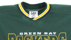 NFL (Lee) - Green Bay Packers Embroidered Crew Neck Sweatshirt 1990s Large Vintage Retro Football