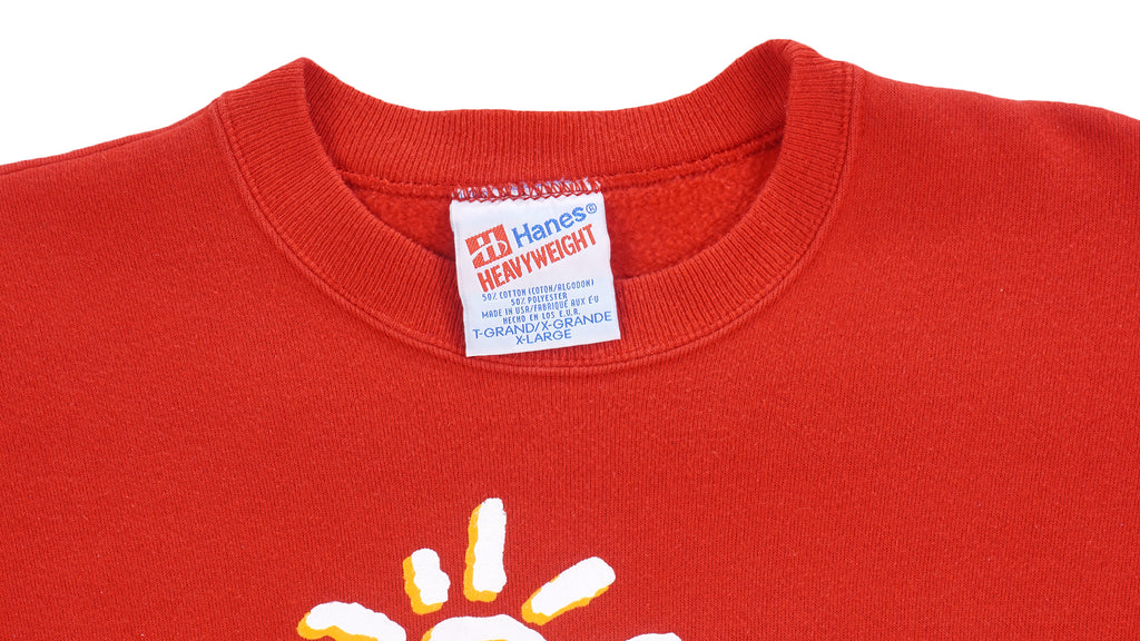 Vintage (Hanes) - Oklahoma Native America Crew Neck Sweatshirt 1990s X-Large Vintage Retro