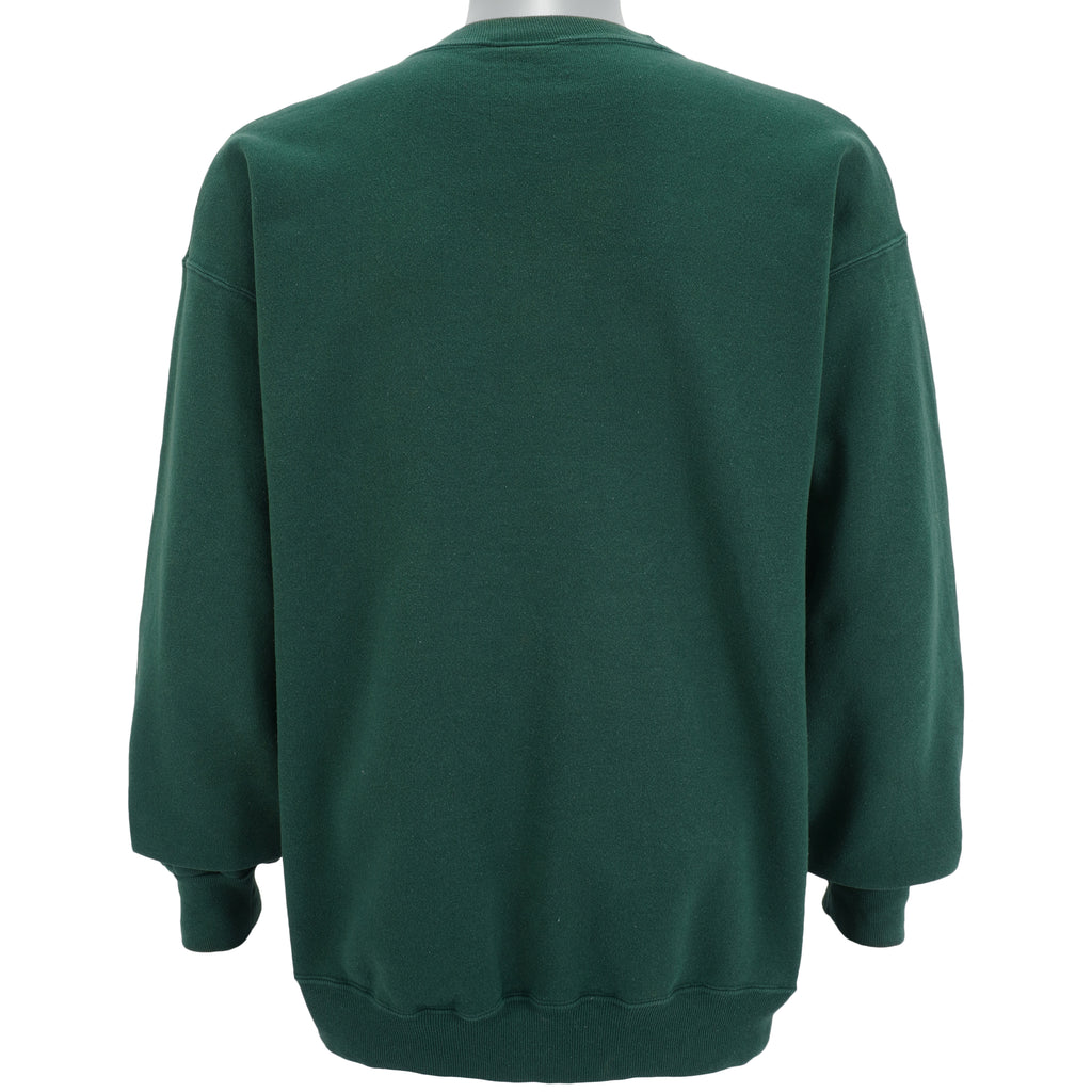 NCAA (CS) - Miami Hurricanes Spell-Out Crew Neck Sweatshirt 1990s X-Large Vintage Retro