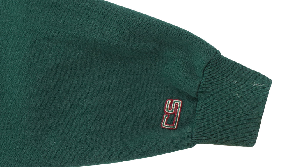 NCAA (CS) - Miami Hurricanes Spell-Out Crew Neck Sweatshirt 1990s X-Large Vintage Retro