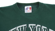 NFL (Logo Athletic) - New York Jets Crew Neck Sweatshirt 1990s X-Large Vintage Retro Football