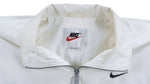 Nike - White Spell-Out Zip-Up Windbreaker 1990s Large Vintage Retro