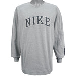 Nike - Grey Long Sleeved Shirt X-Large