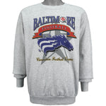 Vintage (Delta) - Baltimore football Crew Neck Sweatshirt 1990s X-Large Vintage Retro Football