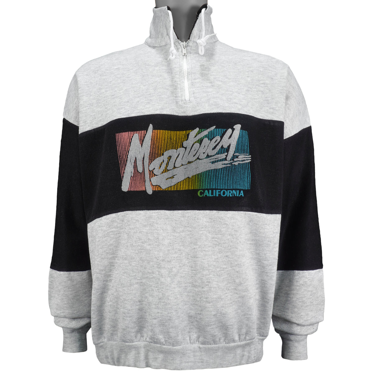 Vintage (Magic) - Monterey, California 1/4 Zip Sweatshirt 1990s X-Large Vintage Retro