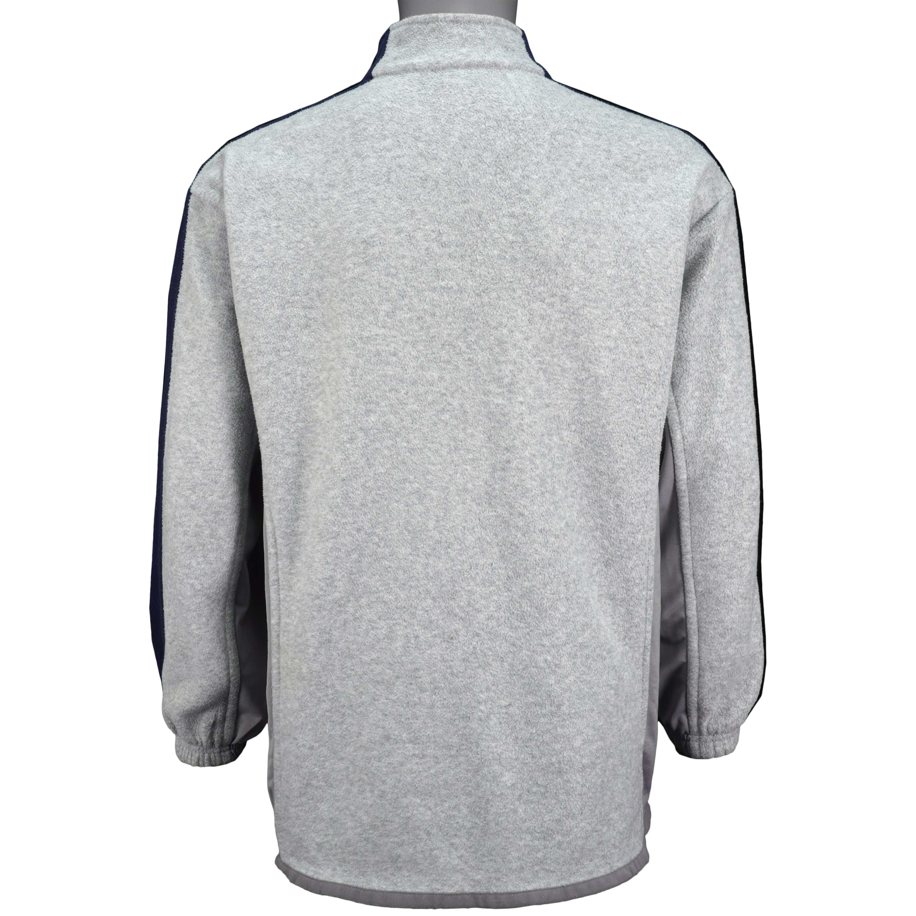 Nike - Challenge Court Fleece Zip-Up Sweatshirt 1990s Large Vintage Retro