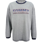 Tommy Hilfiger - Tommy Jeans Spell-Out Crew Neck Sweatshirt 1990s X-Large