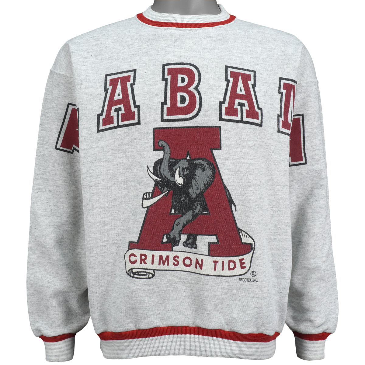 NCAA (With An Attitude) - Alabama Crimson Tide Crew Neck Sweatshirt 1990s Large Vintage Retro Football College