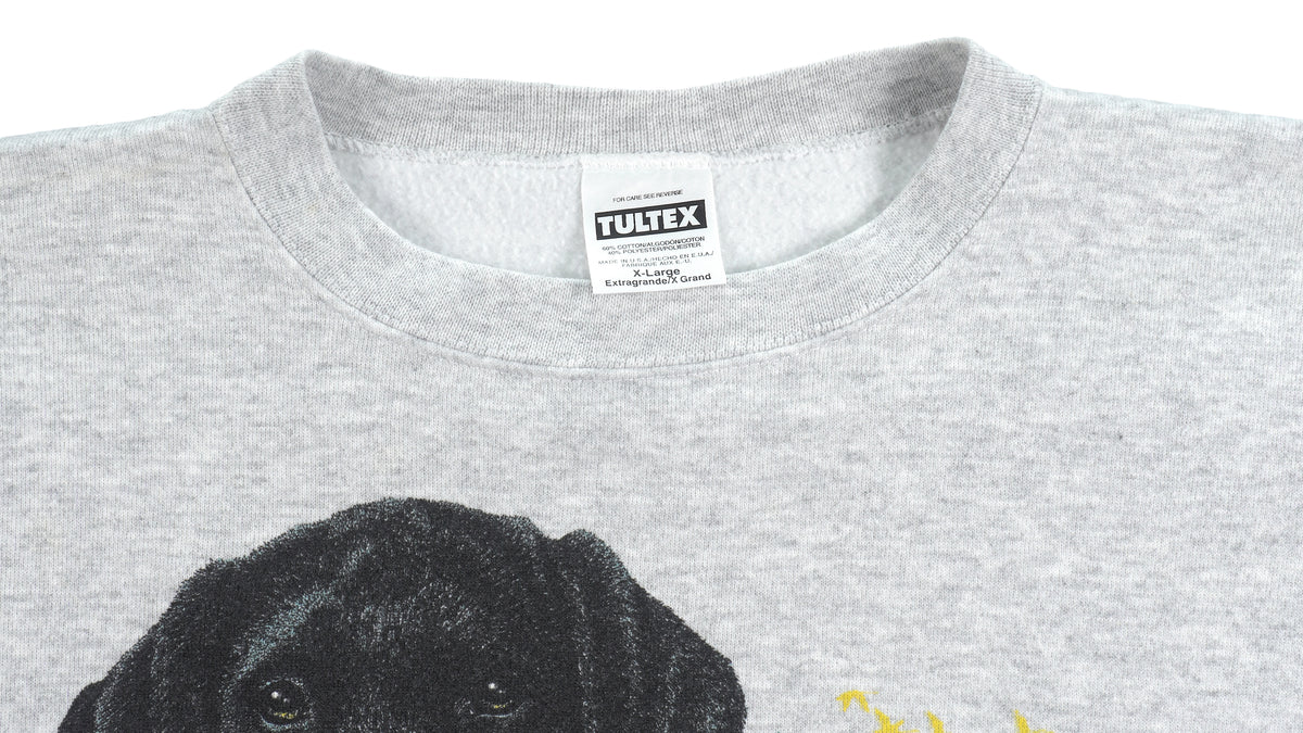 Vintage (Tultex) - Labrador Retriever Crew Neck Sweatshirt 1990s X-Large Vintage Retro