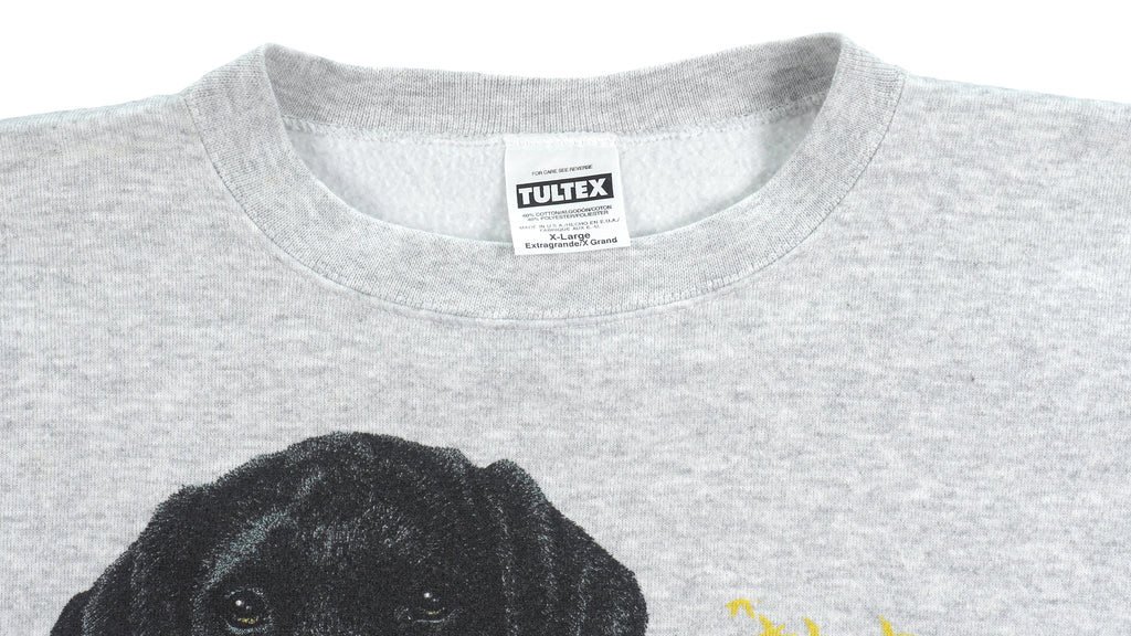 Vintage (Tultex) - Labrador Retriever Crew Neck Sweatshirt 1990s X-Large Vintage Retro