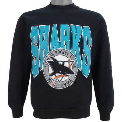 NHL - San Jose Sharks Crew Neck Sweatshirt 1991 Medium