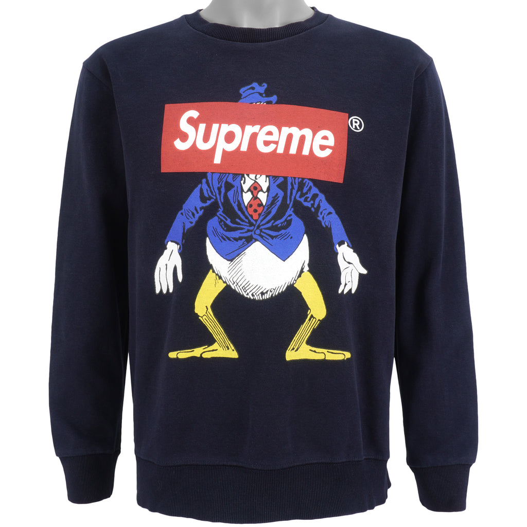 Vintage - Supreme VS Donald Duck Crew Neck Sweatshirt Medium Vintage Retro