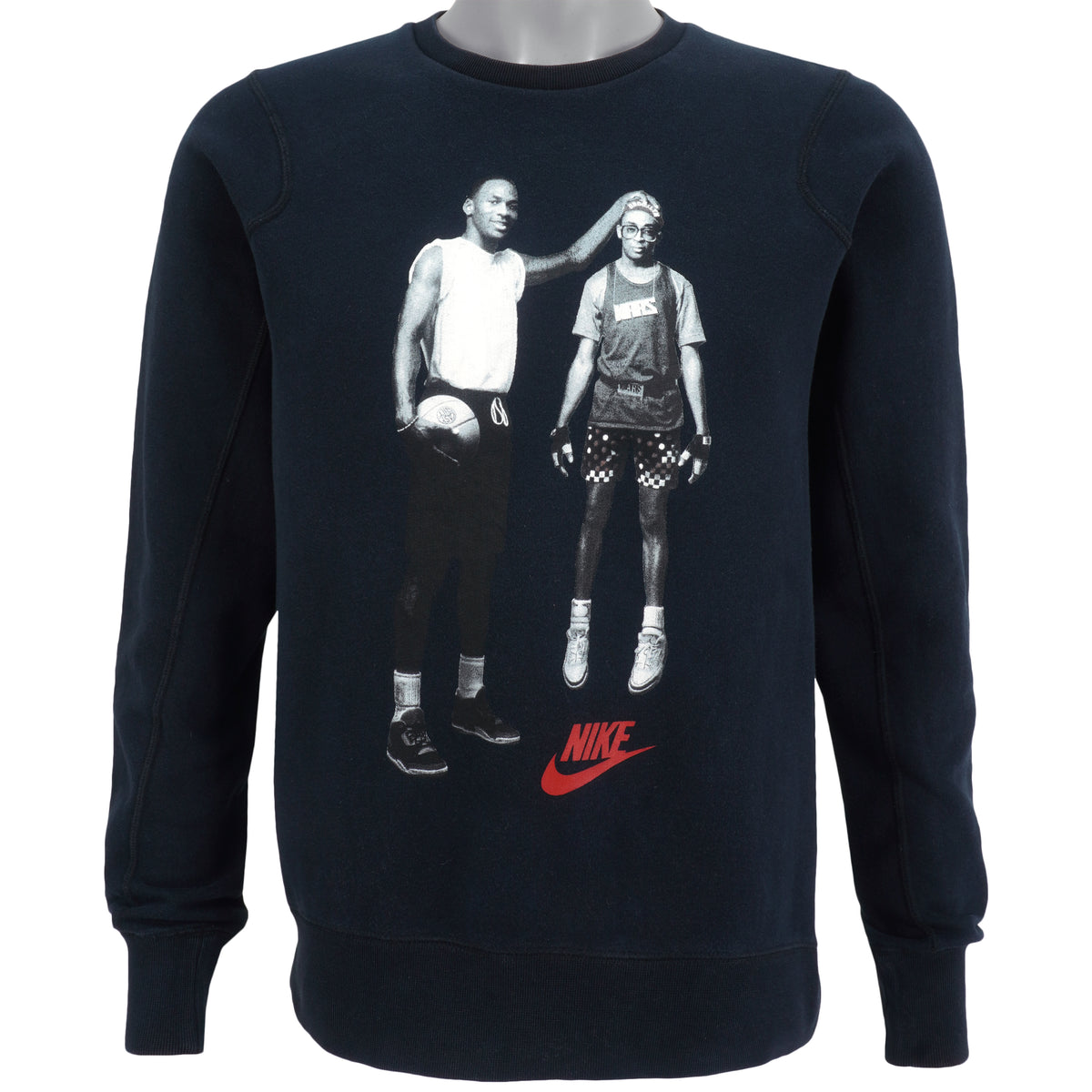 Air Jordan - Black Jordan, The Best On Earth Best On Mars Crew Neck Sweatshirt Medium Vintage Retro Basketball