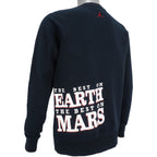 Air Jordan - Black Jordan, The Best On Earth Best On Mars Crew Neck Sweatshirt Medium Vintage Retro