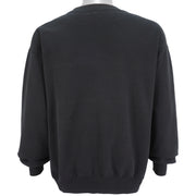 NFL (Hanes) - Oakland Raiders Big Logo Crew Neck Sweatshirt 1990s X-Large Vintage Retro