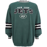 NFL (Lee) - New York Jets Embroidered Sweatshirt 1990s X-Large Vintage Retro Football