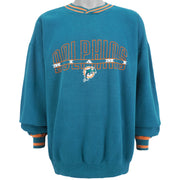 Starter - Miami Dolphins Embroidered Sweatshirt 1990s X-Large Vintage Retro Football