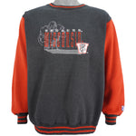 NFL (Logo 7) - Wisconsin Badgers Embroidered Crew Neck Sweatshirt 1990s Large