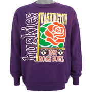 NCAA  - Washington Huskies Crew Neck Sweatshirt 1991 Large Vintage Retro Football College