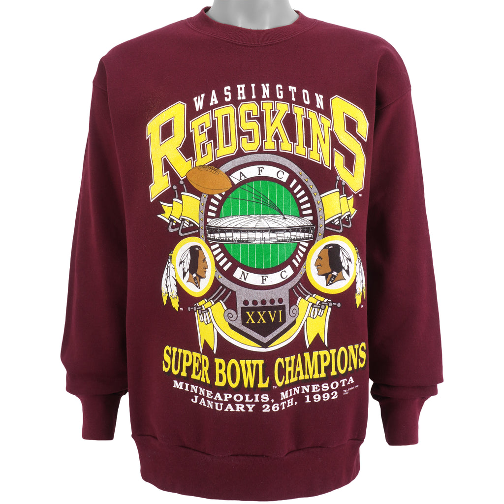 NFL (Signal Sports) - Washington Redskins Crew Neck Sweatshirt 1992 X-Large Vintage Retro Football