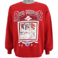 NHL (Sport Attack) - Detroit Red Wings Big Logo Sweatshirt 1996 Large Vintage Retro Hockey