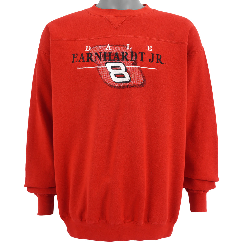 NASCAR (Chase) - Dale Earnhardt Jr. #8 Embroidered Sweatshirt 1990s X-Large Vintage Retro