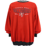 NFL (Lee) - Tampa Bay Buccaneers Embroidered Sweatshirt 1990s XX-Large Vintage Retro Football