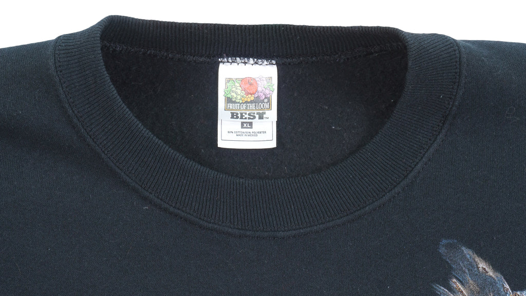 Vintage (Best) - Owls Crew Neck Sweatshirt 1990s X-Large Vintage Retro