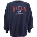 NFL (Lee) - Buffalo Bills Embroidered Crew Neck Sweatshirt 1990s X-Large Vintage Retro Football