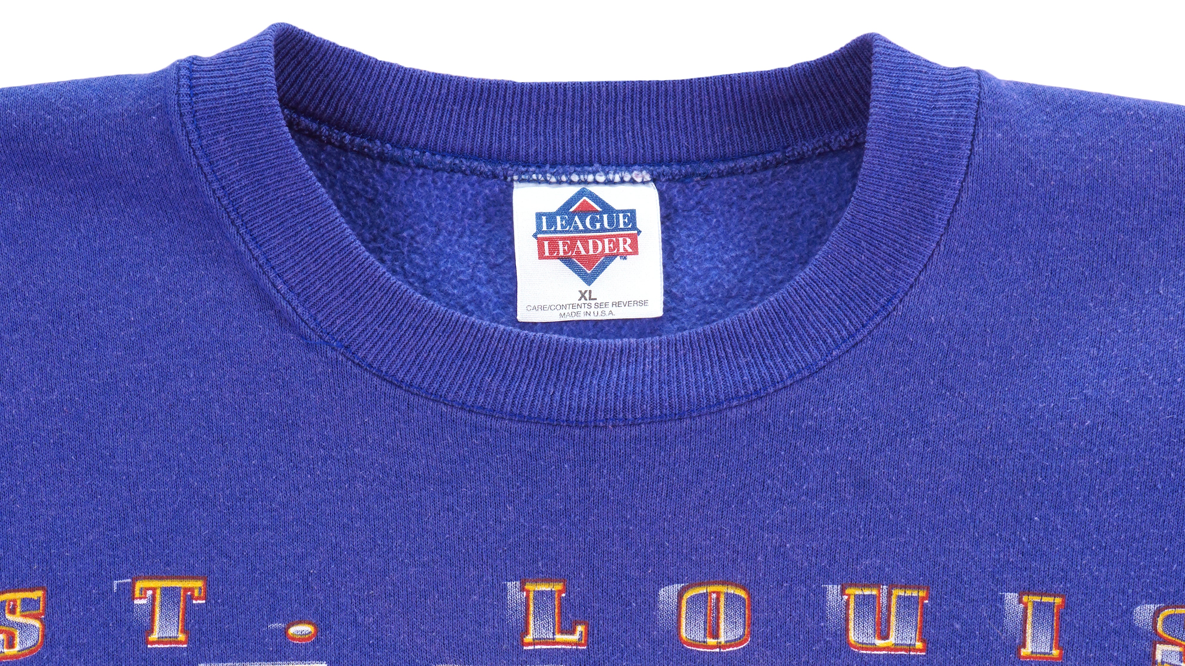 Vintage NHL (Majestic) - St. Louis Blues Crew Neck Sweatshirt 1990s Medium  – Vintage Club Clothing