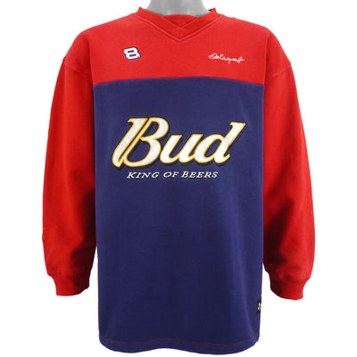 NASCAR (Chase) - Budweiser, Dale Earnhardt Jr. Sweatshirt 1990s Large