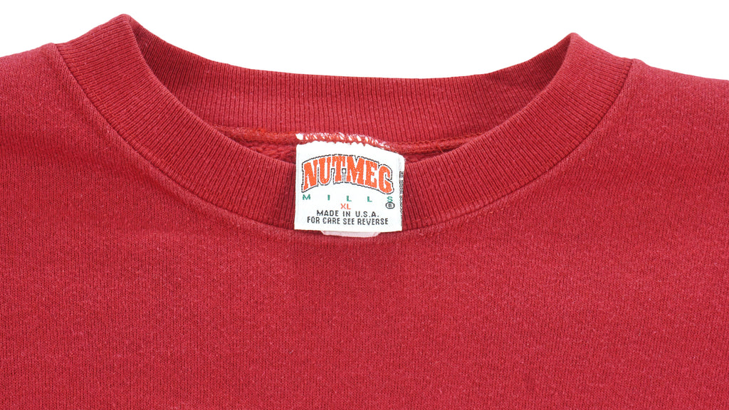 NCAA (Nutmeg) - Alabama Crimson Tide Crew Neck Sweatshirt 1990s X-Large Vintage Retro Football College