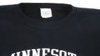 NHL (Tultex) - Minnesota North Stars Spell-Out Crew Neck Sweatshirt 1991 Large Vintage Retro Hockey