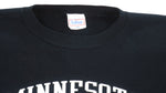 NHL (Tultex) - Minnesota North Stars Spell-Out Crew Neck Sweatshirt 1991 Large Vintage Retro Hockey