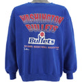 NBA (Competitor) - Washington Bullets Crew Neck Sweatshirt 1990s X-Large Vintage Retro Basketball