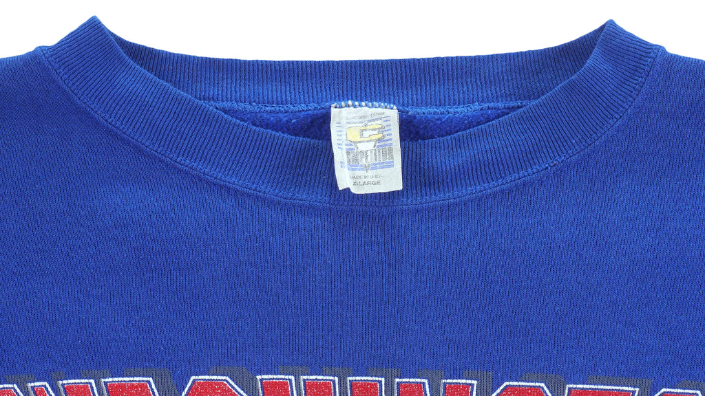 NBA (Competitor) - Washington Bullets Crew Neck Sweatshirt 1990s X-Large Vintage Retro Basketball