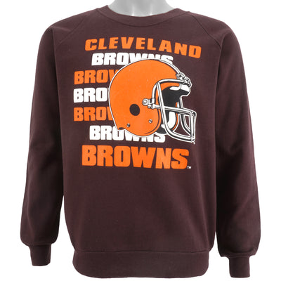 NFL (Garan Inc.) - Cleveland Browns Crew Neck Sweatshirt 1990s Medium