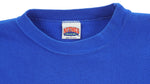 NFL (Nutmeg) - Buffalo Bills Embroidered Spell-Out Sweatshirt 1990s Large Vintage Retro