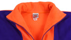 Nike - Grey Tag Fleece 1/4 Zip Sweatshirt 1990s Large Vintage Retro